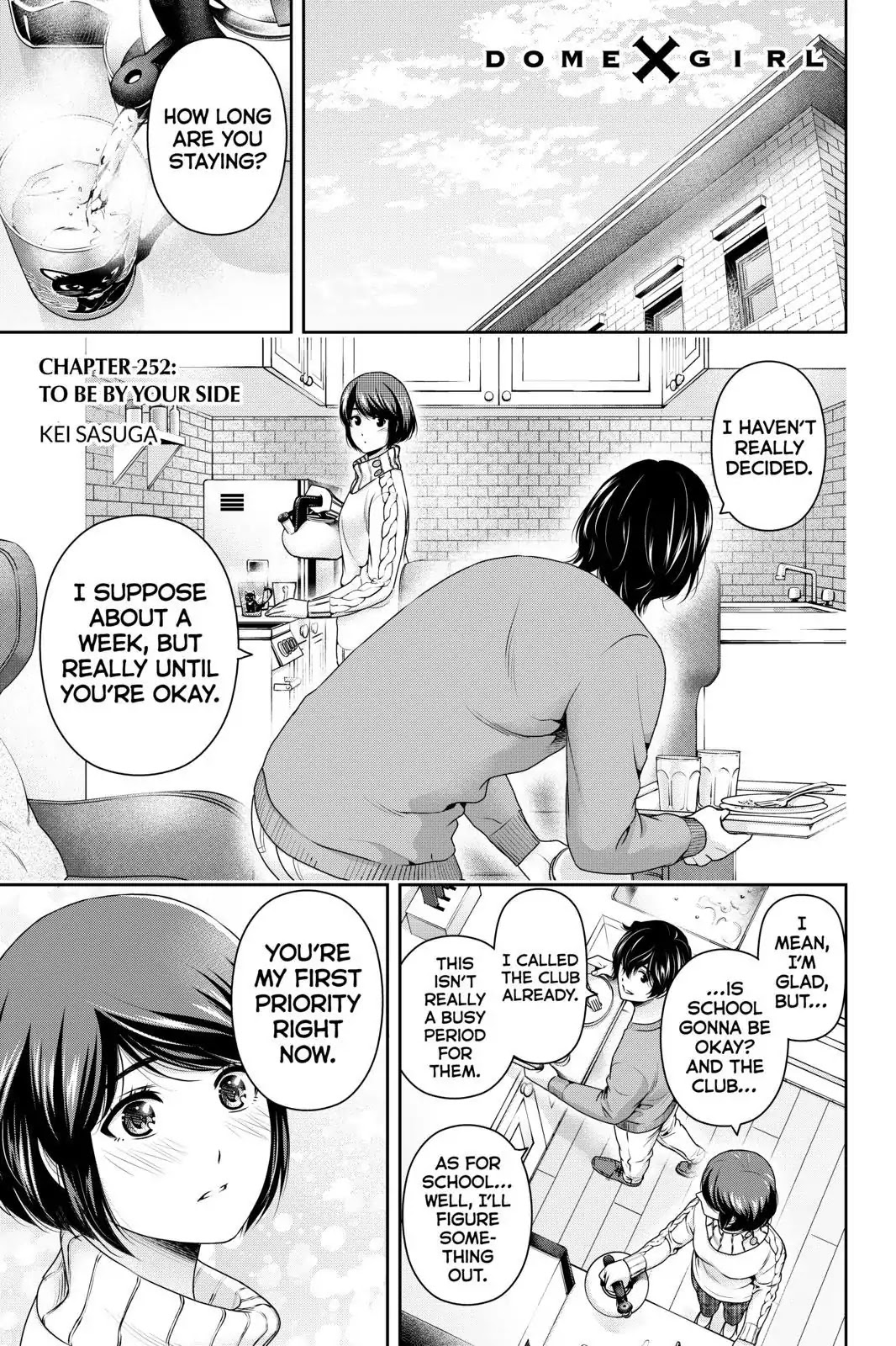 Domestic Na Kanojo Chapter 252: To Be By Your Side - Picture 1