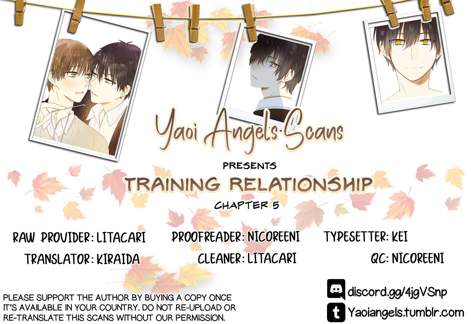 Training Relationship Chapter 5 - Picture 1