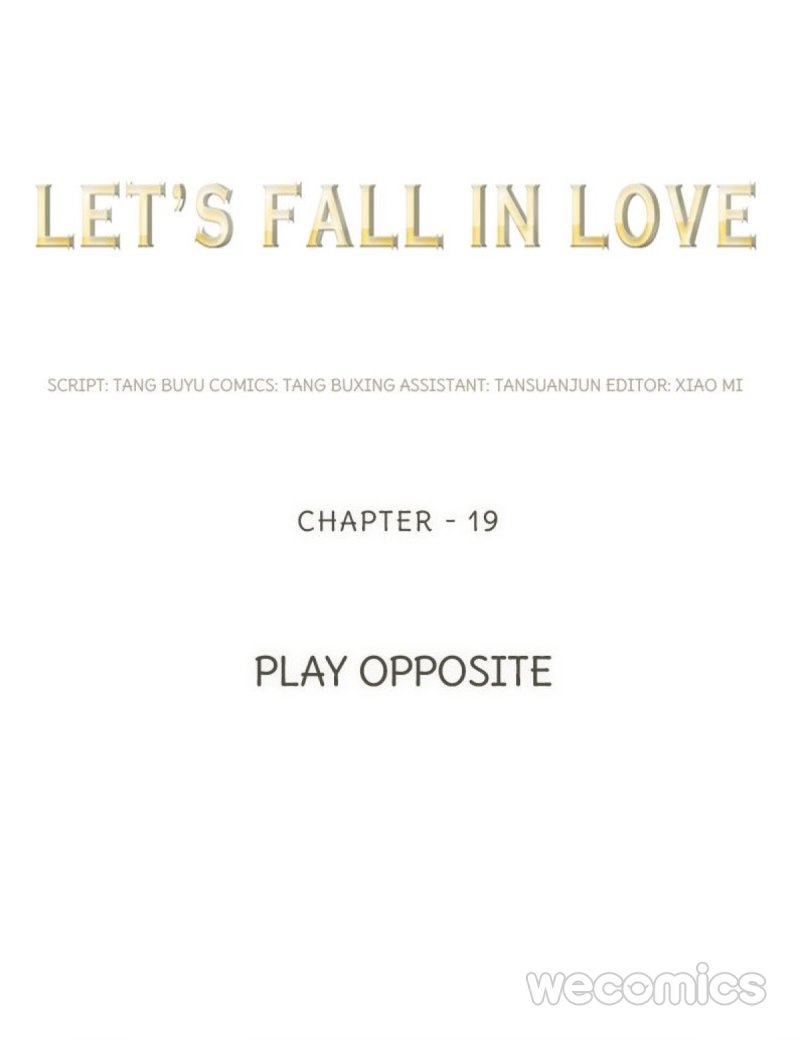 Let’S Fall In Love Chapter 19 - Picture 1
