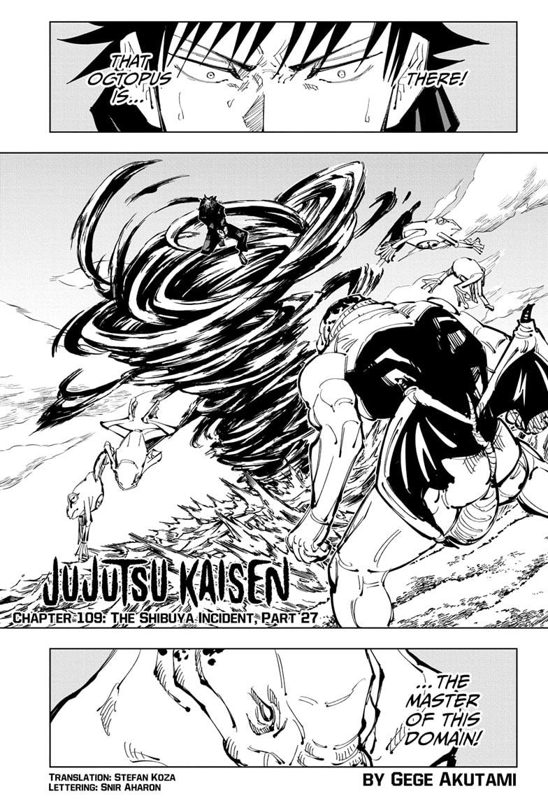 Jujutsu Kaisen Chapter 109 - Picture 1