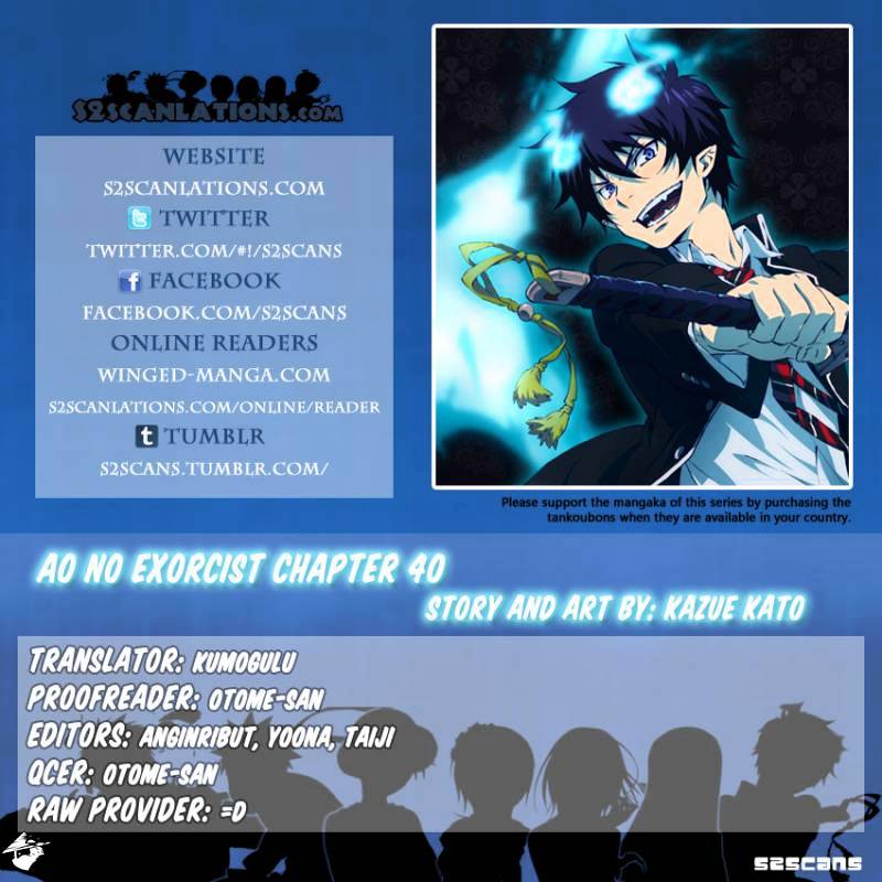 Ao No Exorcist Chapter 40 : Seven Mysteries Of The True Cross Academy - Picture 1