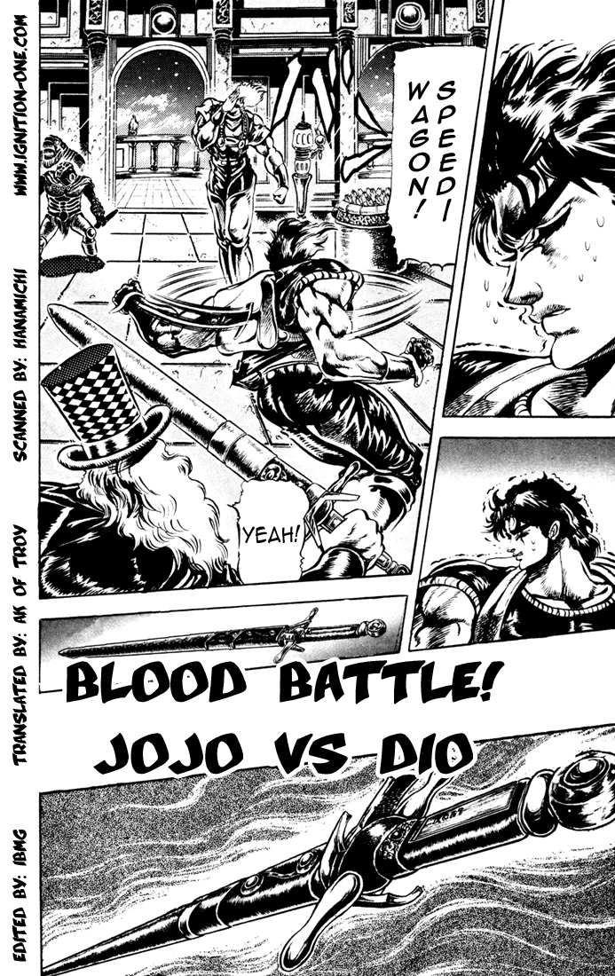 Jojo's Bizarre Adventure Part 1 - Phantom Blood Vol.5 Chapter 39: Fire And Ice, Jonathan And Dio, Part 1 - Picture 1