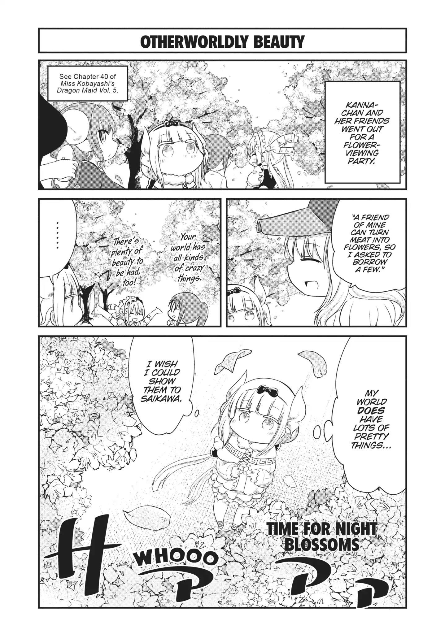Kobayashi-San Chi No Maid Dragon: Kanna No Nichijou Vol.6 Chapter 60: Time For Night Blossoms - Picture 1