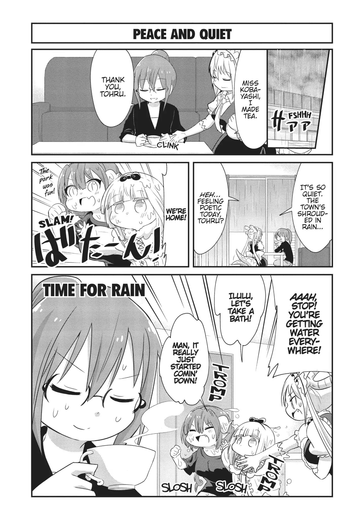 Kobayashi-San Chi No Maid Dragon: Kanna No Nichijou Vol.6 Chapter 59: Time For Rain - Picture 1