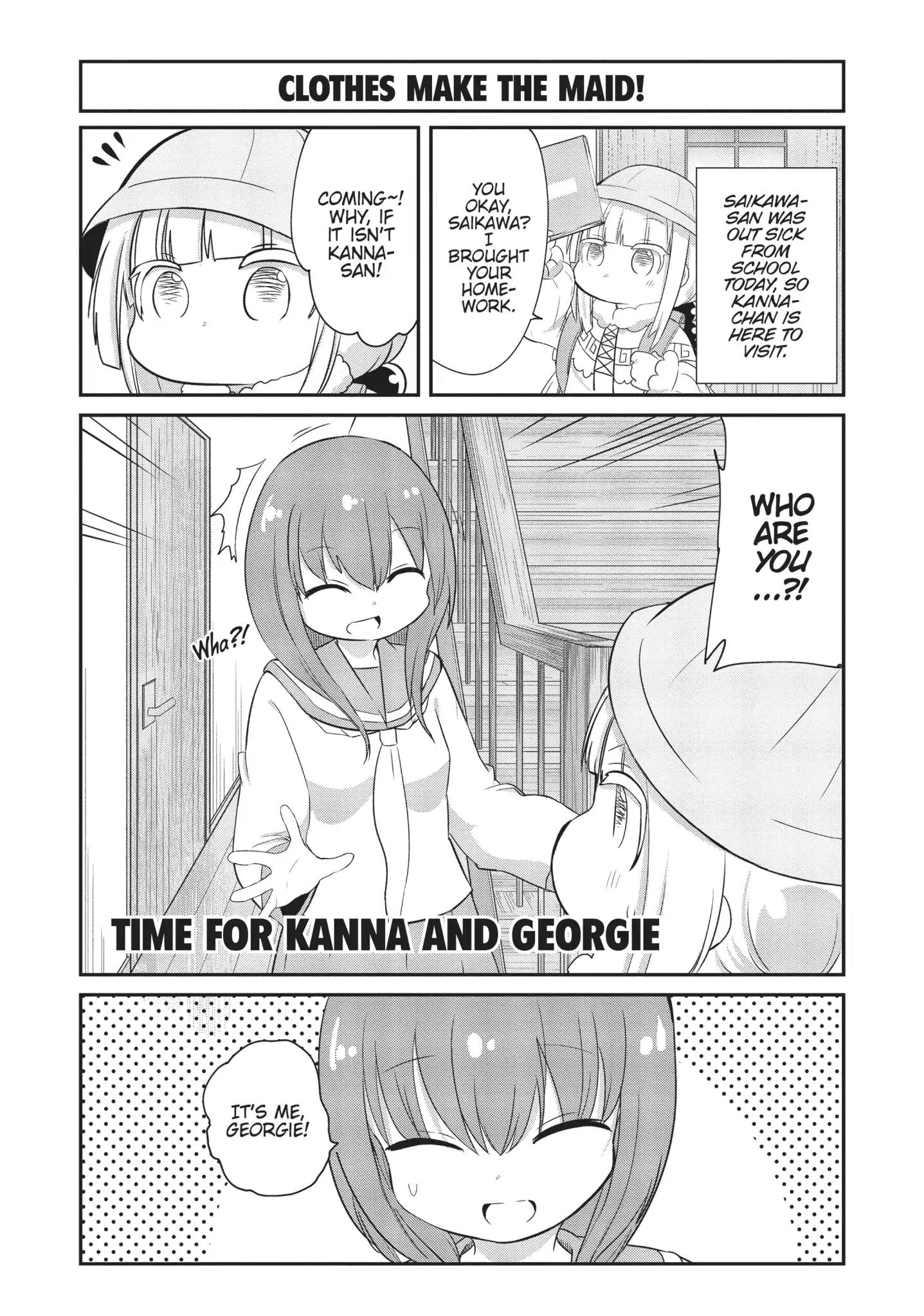Kobayashi-San Chi No Maid Dragon: Kanna No Nichijou Vol.6 Chapter 57: Time For Kanna And Georgie - Picture 1