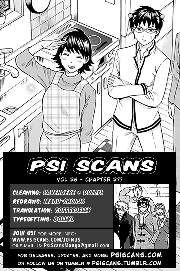 Saiki Kusuo No Sainan Chapter 277: Psi Much To See! Tourists In Endsville! - Picture 1