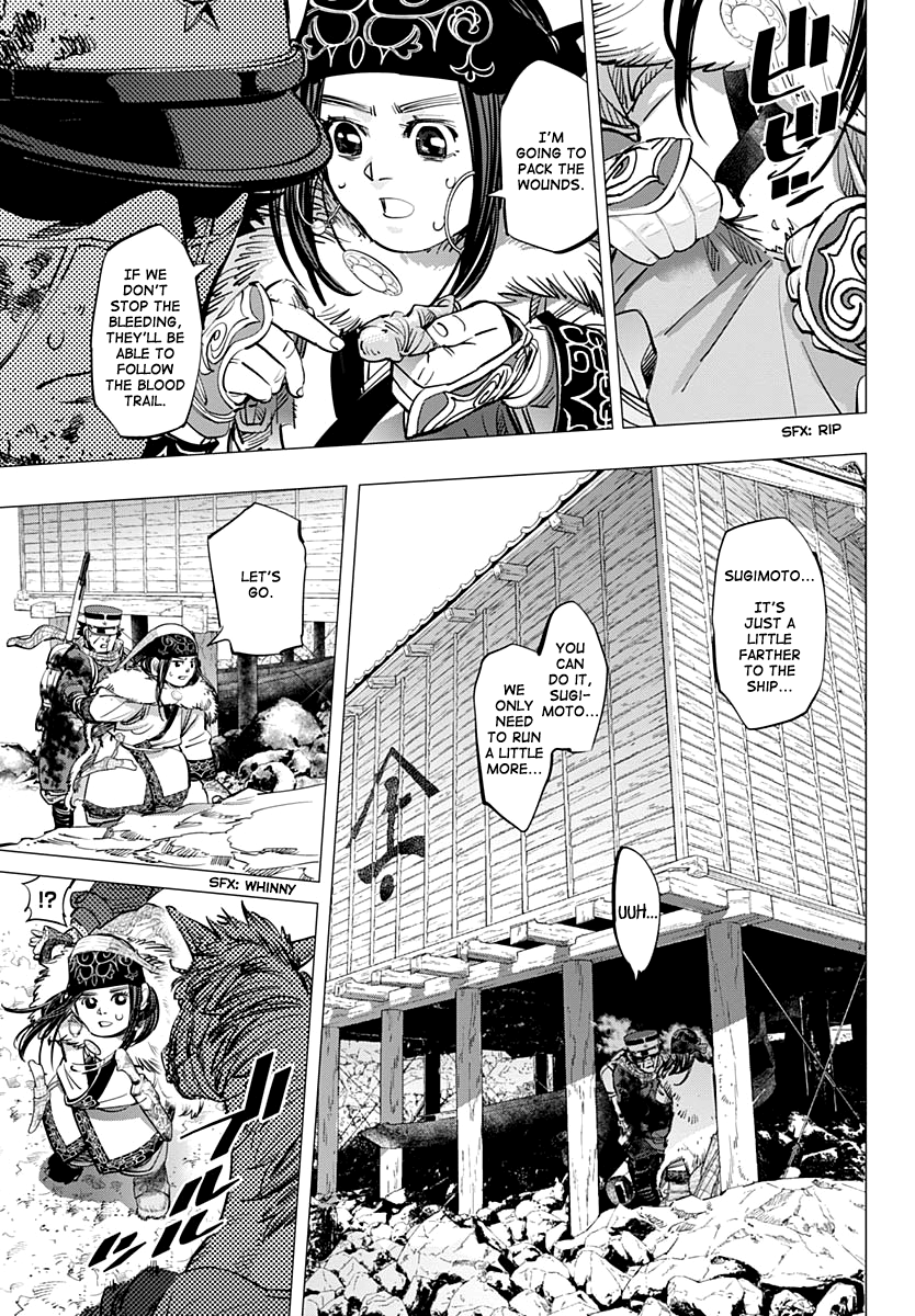 Golden Kamui Chapter 213: Escape From Karafuto - Picture 3