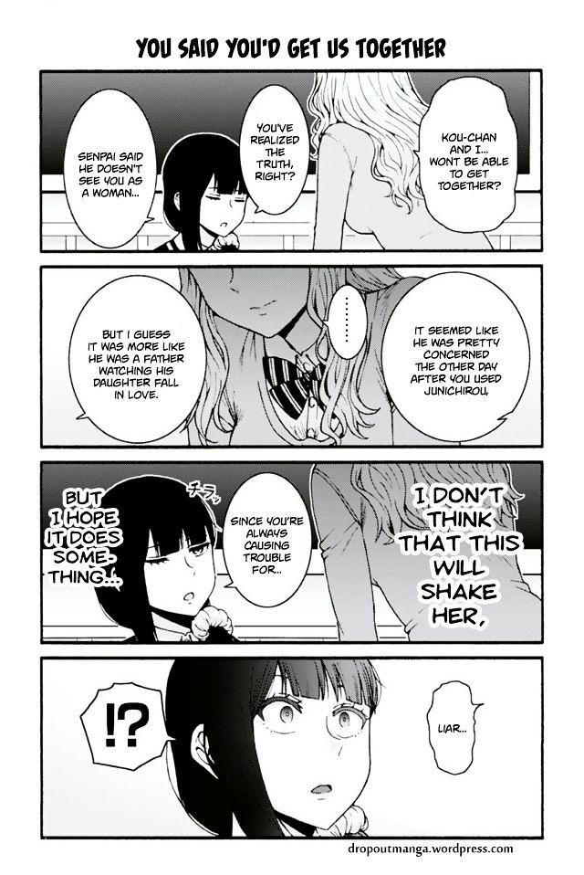 Tomo-Chan Wa Onnanoko! Chapter 613 : You Said You'd Get Us Togeter - Picture 1