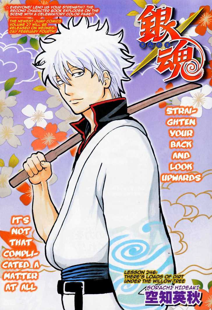 Gintama Chapter 246 : There S Loads Of Dirt Under The Willow Tree - Picture 2
