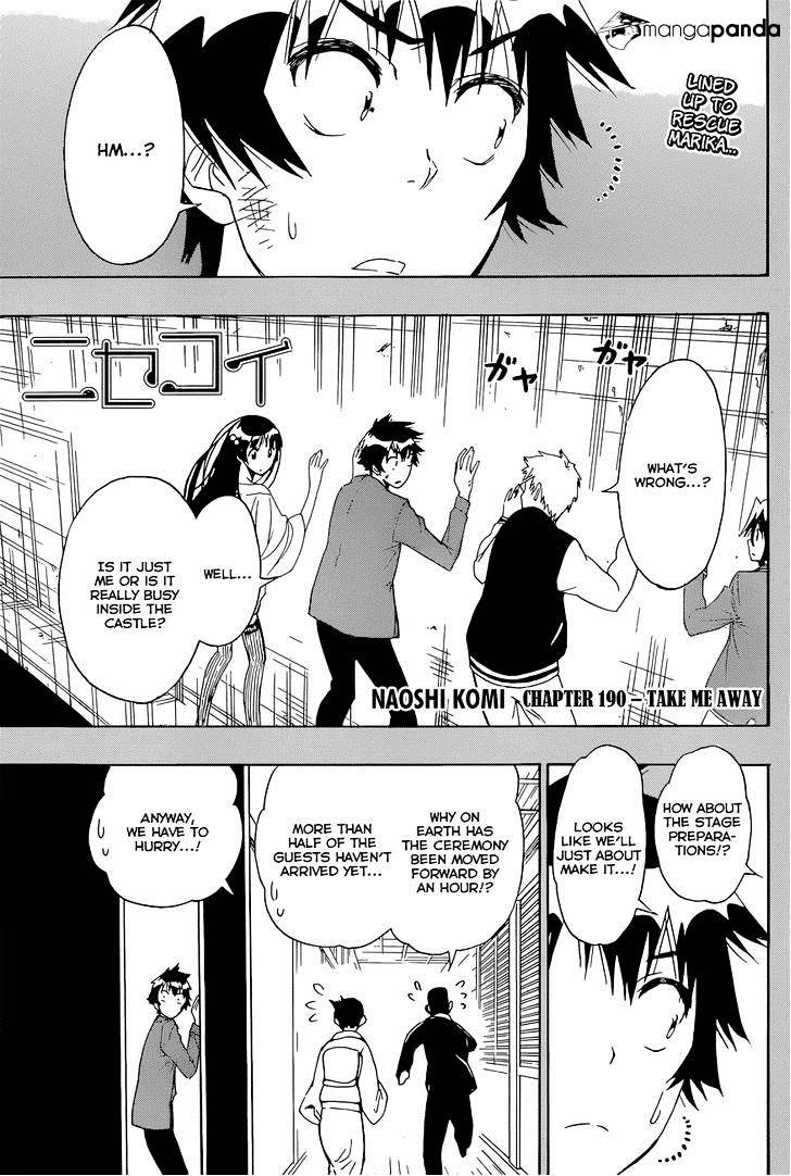Nisekoi Chapter 190 - Picture 2