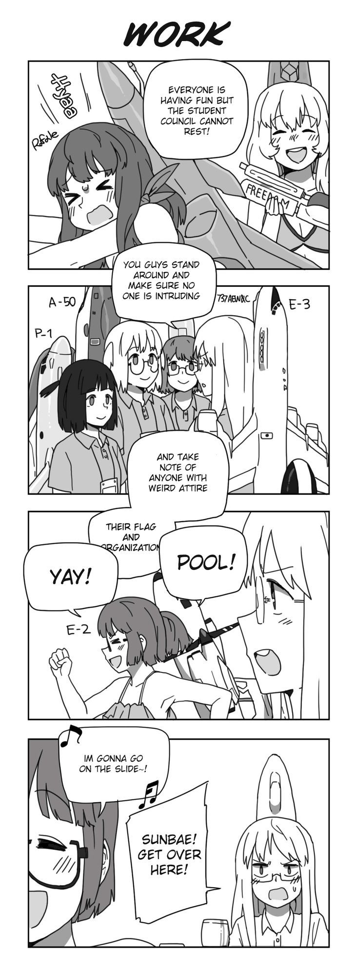 Flight Highschool Chapter 39 : 4Koma Collection - Picture 1