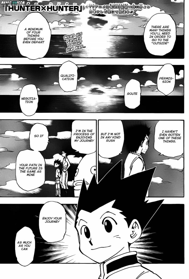 Hunter X Hunter Chapter 339 : Silence - Picture 1