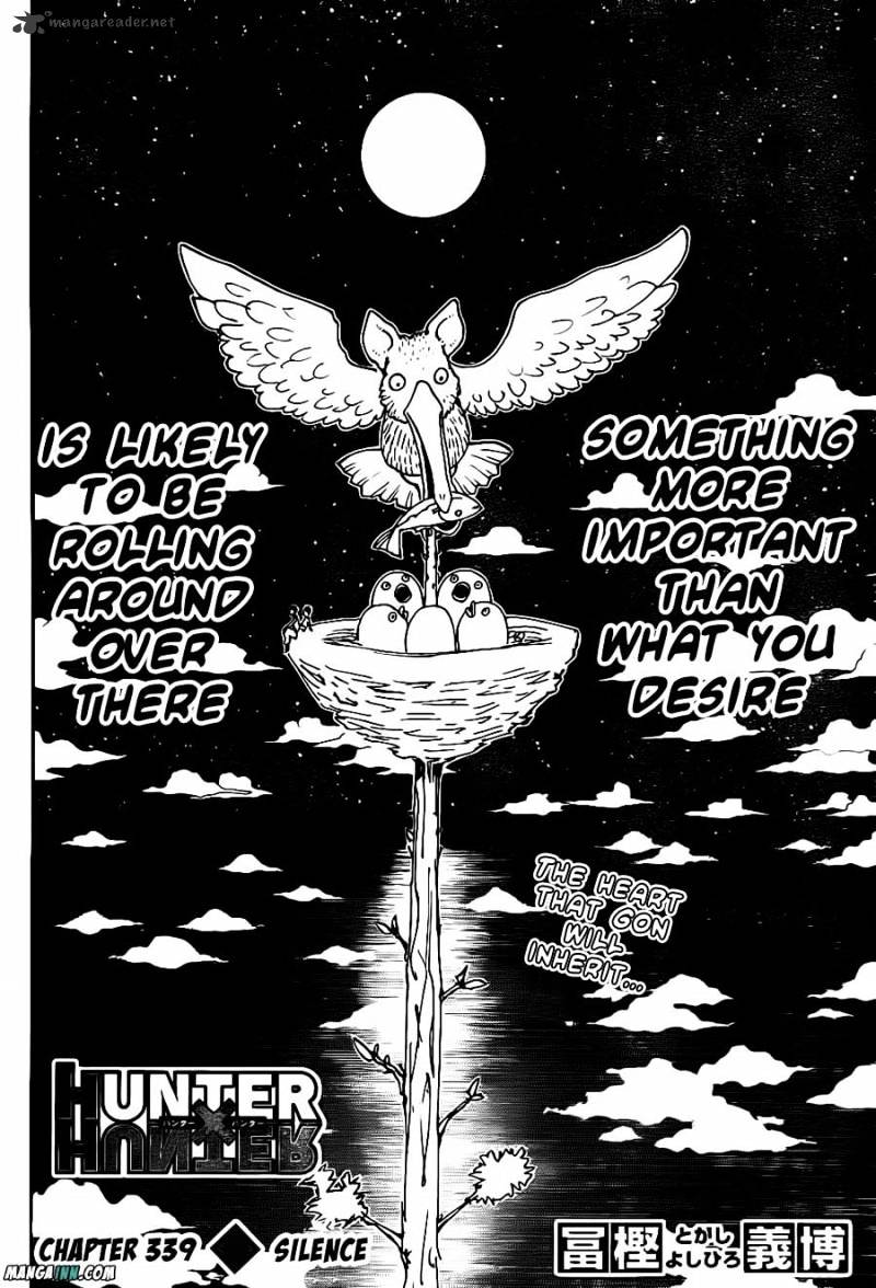 Hunter X Hunter Chapter 339 : Silence - Picture 2