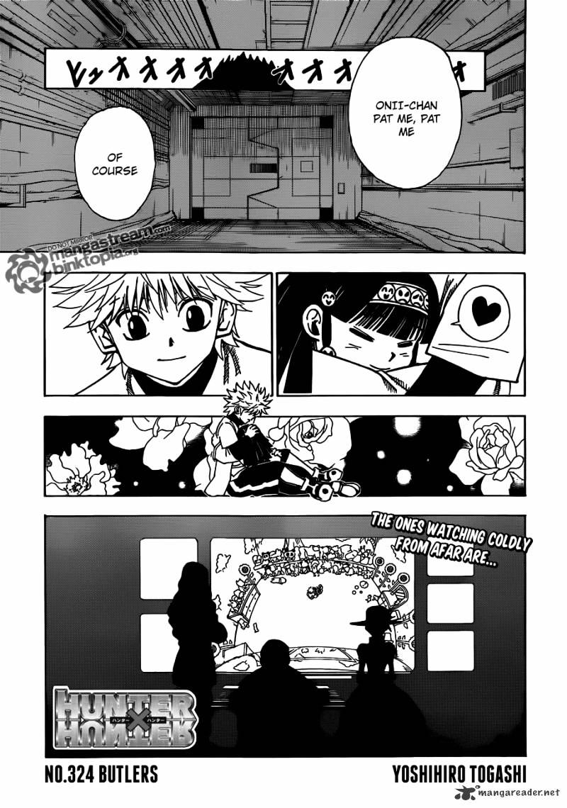 Hunter X Hunter Chapter 324 : Butlers - Picture 1