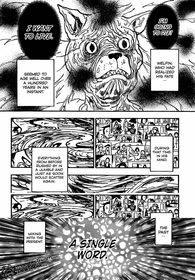 Hunter X Hunter Chapter 313 : A Single Word - Picture 3