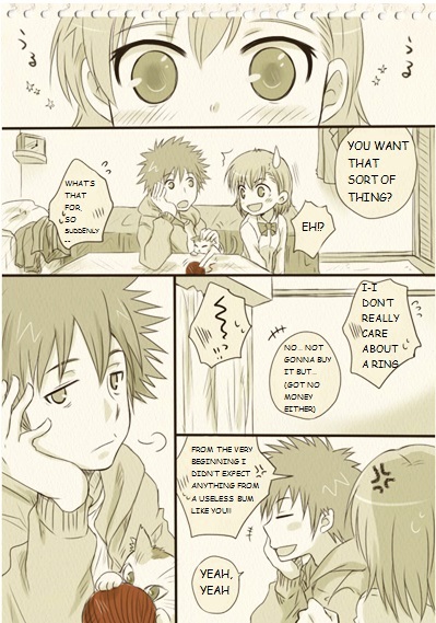 To Aru Majutsu No Index - Kamijou & Mikoto Are A Little Embarrassed - Page 2
