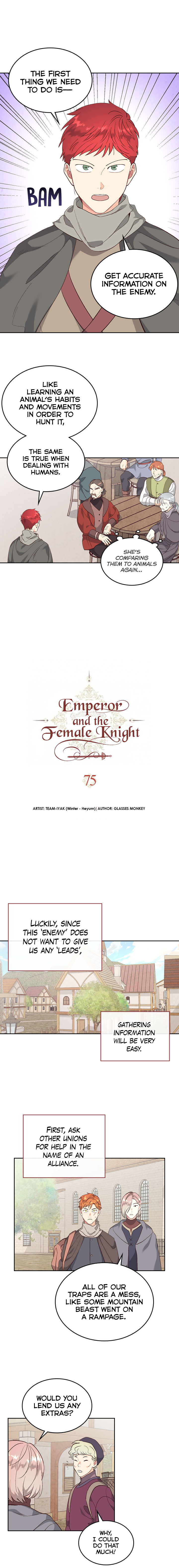 Emperor And The Female Knight Chapter 75 - Picture 2