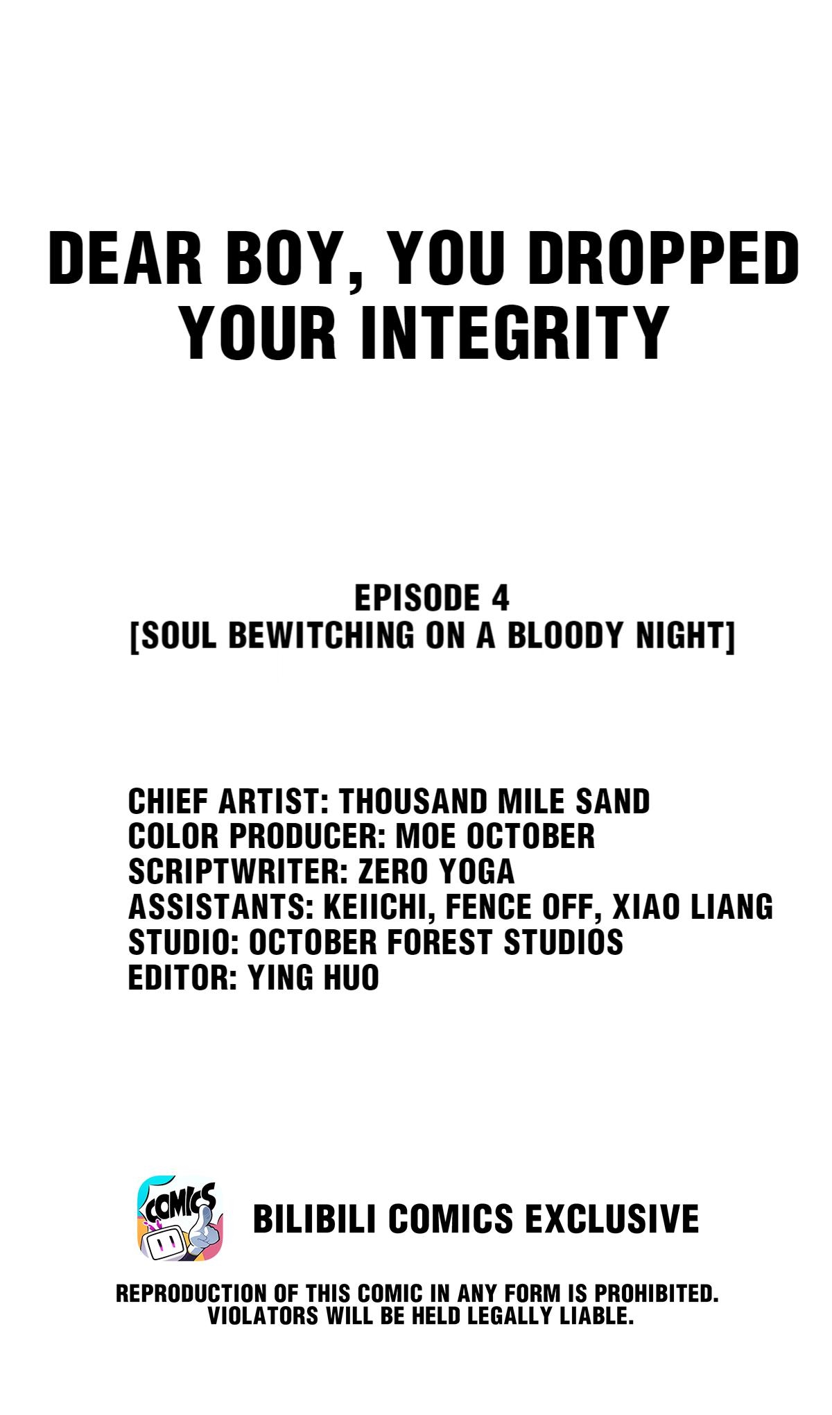 Dear Boy, You Dropped Your Integrity - Page 2