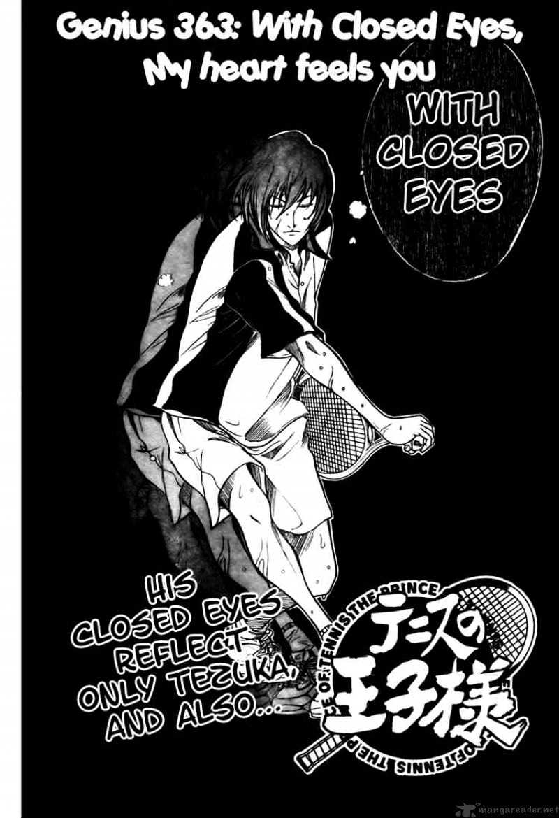 Prince Of Tennis Chapter 363 : With Closed Eyes, My Heart Feels You - Picture 2