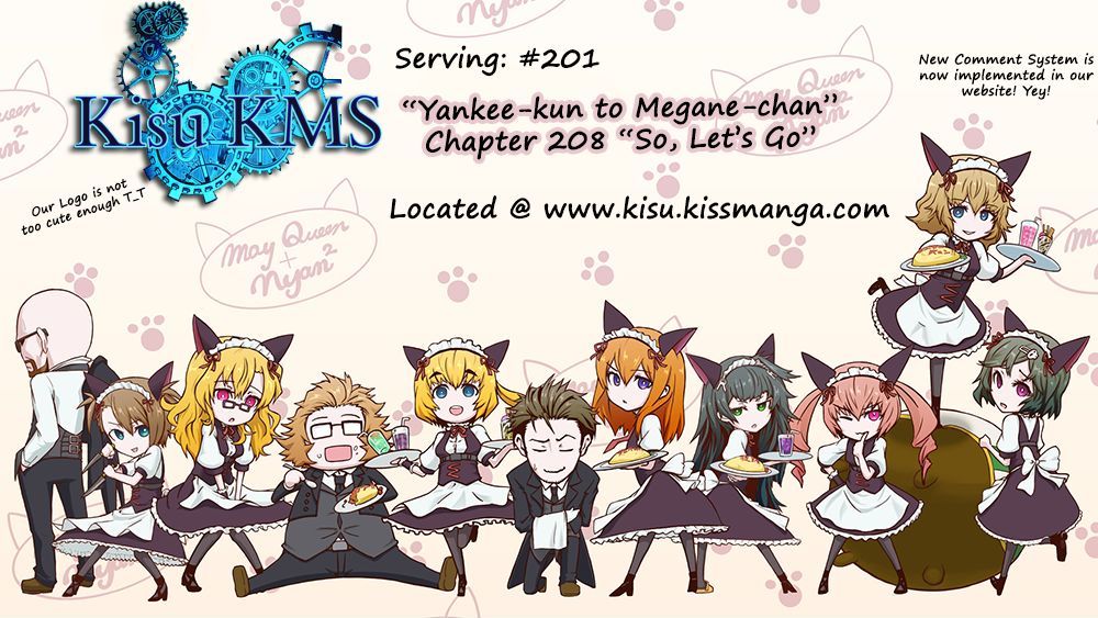 Yanki-Kun To Megane-Chan Vol.23 Chapter 208 : So, Let’S Go - Picture 1