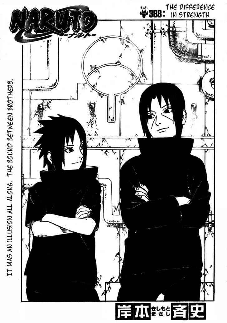 Naruto Vol.42 Chapter 388 : The Difference In Strength - Picture 1