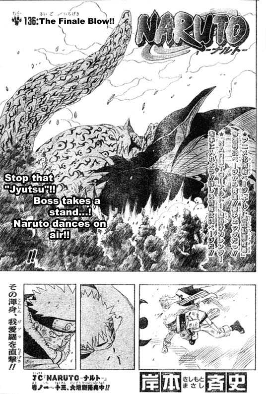 Naruto Vol.16 Chapter 136 : The Last Blow...!! - Picture 1