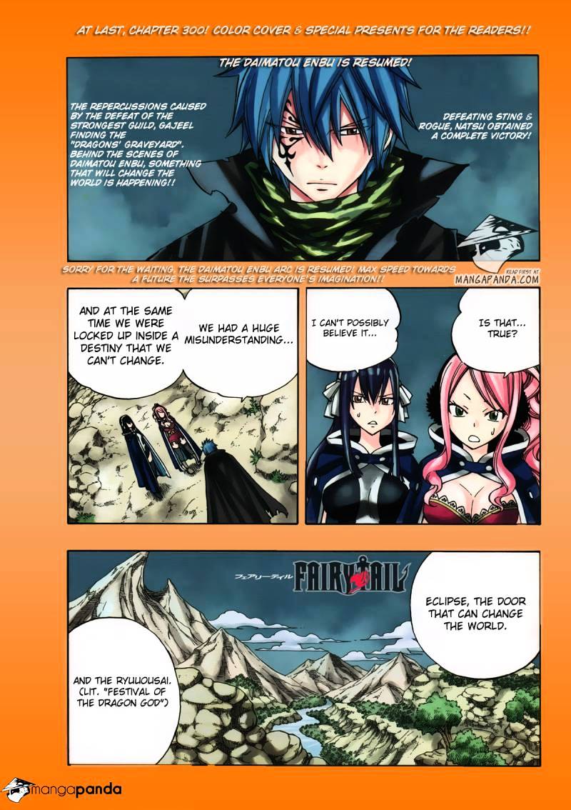Fairy Tail Chapter 300 : Where The Souls Of The Dragons Sleep - Picture 1