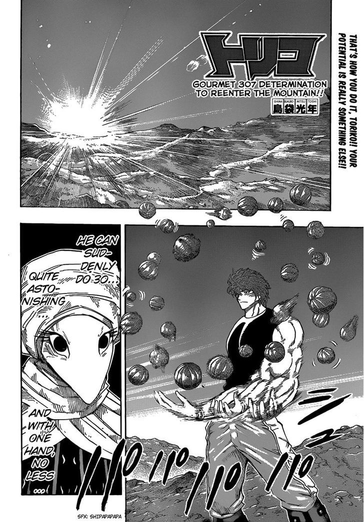 Toriko Vol.34 Chapter 307 : Determination To Reenter The Mountain!! - Picture 2