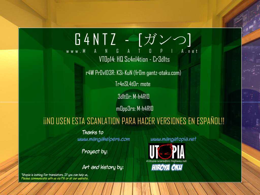 Gantz Vol.31 Chapter 331.5 : [Osaka Special 1] Osaka Team - Picture 3
