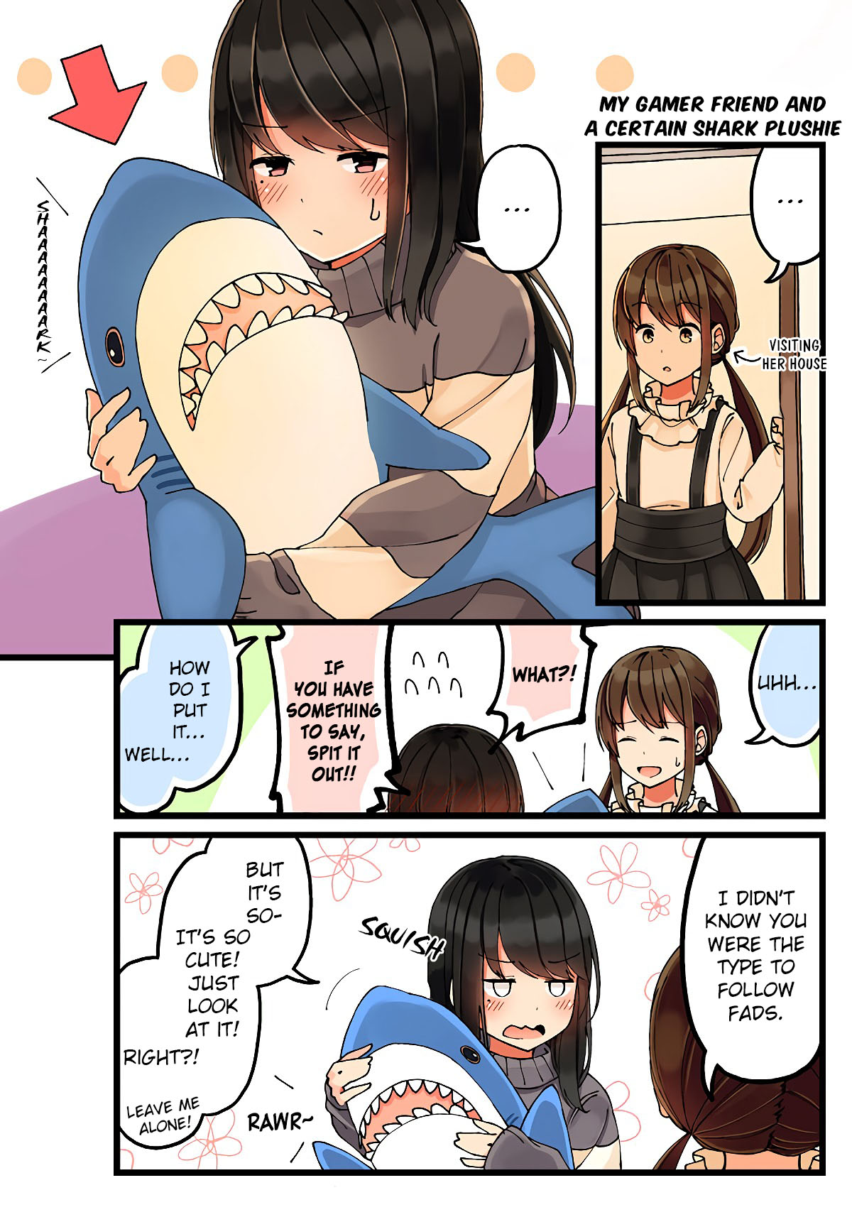 Hanging Out With A Gamer Girl Chapter 14: My Gamer Friend And A Certain Shark Plushie - Picture 1
